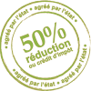 50 % Cr&eacute;dit imp&ocirc;ts